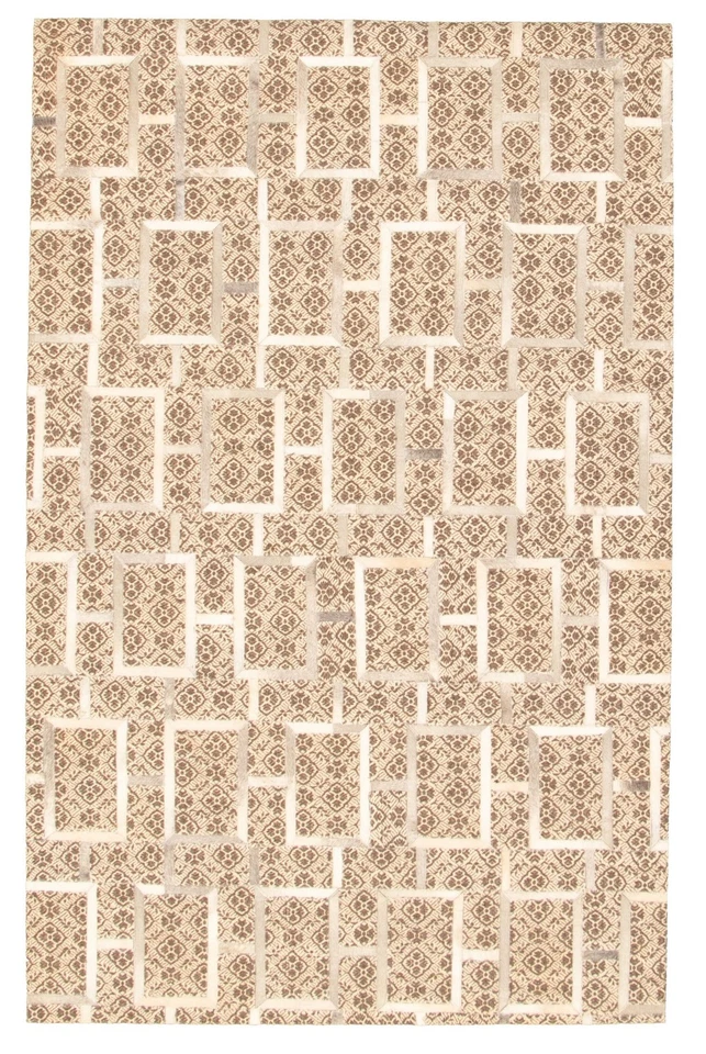 Alfombra oriental vintage anudada a mano alfombra tradicional de lana de 5'0" x 7'11" Foto 1 de 4