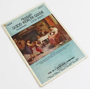 RAWLEIGH'S Good Health Guide Almanac and Cook Book for 1937 Medical Medicine - Picture 1 of 7