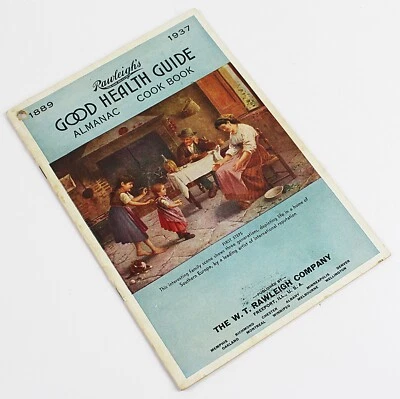 RAWLEIGH'S Good Health Guide Almanac and Cook Book for 1937 Medical Medicine - Image 1 of 4