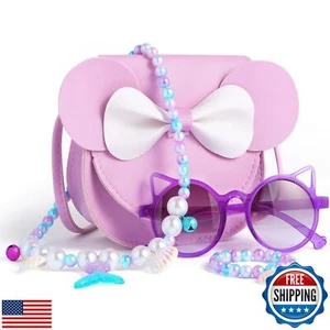 Toddler Play Purse for Little Girls, Girl Purse for 3 4 5 6 7 8 Year Old, Pri - Picture 1 of 5