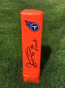 Tennessee Titans #90 JEVON KEARSE Signed Autographed Football TD Pylon COA! - Picture 1 of 1