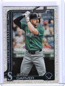 Mitch Garver SANDGLITTER PARALLEL 2025 Topps Series 1 #338 Seattle - Picture 1 of 7