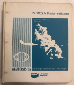 Bendix IN-1102A Radar Indicator Maintenance Manual and Supplement No. 1 1980 - Bild 1 von 11