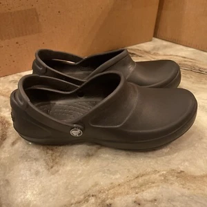 Crocs Bistro Clog 10075 Slip Resistant Work Shoes comfort Women's 7 M No Holes - Picture 1 of 8