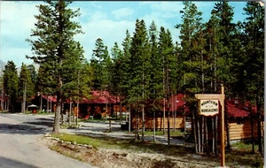 BUNGALOWS BANFF ALBERTA CANADA VISTA MONTAÑA VISTA POSTAL VINTAGE - Imagen 1 de 2
