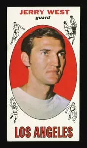 1969 TOPPS #90 JERRY WEST PERFECT CENTERED BOTH WAYS & SIDES TOP CONDITION - Bild 1 von 2