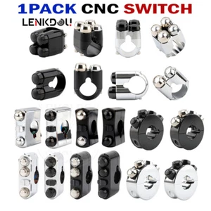7/8"~1" Bar Motorcycle Handlebar Control Switch Horn Turn Signal Start Universal - Picture 1 of 25