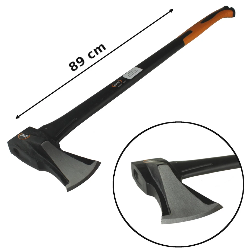 Spalt Axt Beil Spaltbeil Forstaxt Spaltaxt Spalthammer Handbeil 2200g extra lang - Bild 1 von 1
