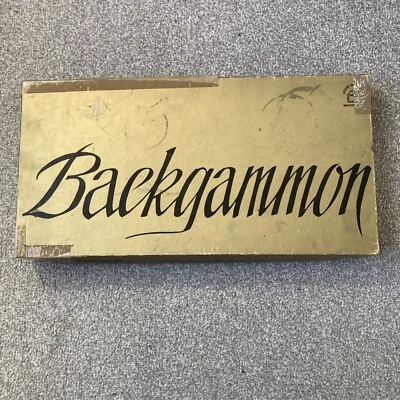 Backgammon -Vintage Waddingtons House Of Games - 1973 Gold Box Edition. - Image 1 of 4