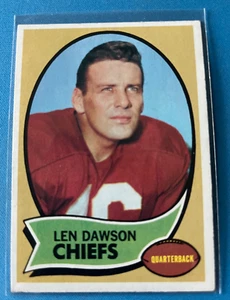 1970 Len Dawson Topps #1 HOF Kansas City Chiefs EX-NM J28 - Foto 1 di 2
