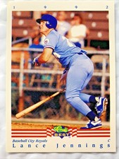 1992 Classic Best Baseball Card #21 Lance Jennings Kansas City KC Royals