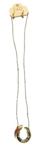 *NEW* Necklace & Dangle Earrings Set - Velvet Brand - Gold tone chain with beads - Bild 1 von 6