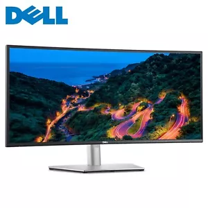 DELL UltraSharp U3423WE 34" Curved Monitor WQHD IPS Black 21:9 USB-C 200:1 - Picture 1 of 6