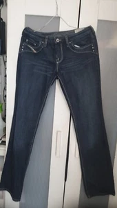 Ladies Diesel Industry Denim Division Jeans KYCUT Straight Fit Size W29 L34 Tall - Picture 1 of 10