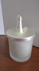 Glass LIGHTHOUSE JAR / CONTAINER CANDLE ~ Fresh Scent~ New in Box - Picture 1 of 3