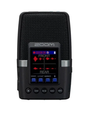 ZOOM H2essential Handy Recorder 9 Types of Microphone Patterns 32-bit Float Rec - Image 1 of 4