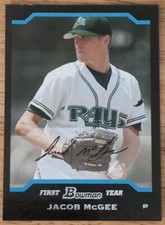 2004 Bowman Draft Picks & Prospects  #BDP117 Jacob McGee Tampa Bay Devil Rays