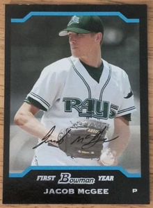 2004 Bowman Draft Picks & Prospects #BDP117 Jacob McGee Tampa Bay Devil Rays - Picture 1 of 2