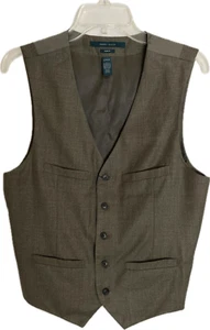 Perry Ellis Men's Brown Slim Fit Vest Size S - Picture 1 of 3
