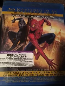 Spider-Man 3 Mastered in 4K (Blu-ray + UV Digital Code) Factory Sealed - Bild 1 von 1
