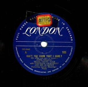 BERYL DAVIS / STEPHAN GRAPPELLY Quartet / GEORGE SHEARING on 1947 London 101 - Picture 1 of 1