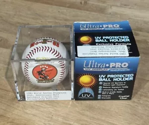 Baltimore Orioles 1983 World Series MLB Baseball 20th Anniversary Ball In Case - Picture 1 of 7