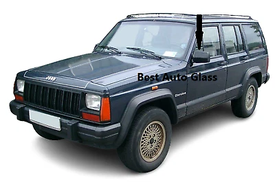 Se adapta a: Jeep Cherokee 1992 camioneta Comanche de 2 y 4 puertas 2D ventana de ventilación delantera izquierda vidrio Foto 1 de 4