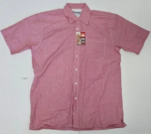 Wrangler Hero Uomo Rosso Plaid Manica Corta Cotone Vestibilità Classica Media - Foto 1 di 8