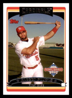 2006 Topps National Baseball Card Day #6 Albert Pujols - Image 1 of 2