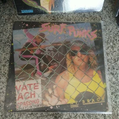 SURF PUNKS - My Beach Vinyl LP 1980 Punk Rock Dennis Dragon Drew Steel RARE* - Image 1 of 2