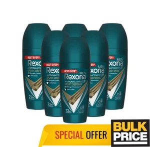 Rexona Men Sport Defense Roll-On 45ml 6-Pack Bulk 48H Sweat & Odor Protection - Picture 1 of 6