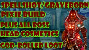Tiny Tina's Wonderlands Pixie Build-Spellshot/Graveborn BOTÍN ENROLLADO DIOS - Imagen 1 de 15