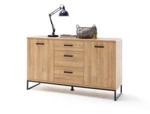 Sideboard Torrico 6 Grandson Oak 151x88x44 cm Kommode Wohnzimmer Anrichte - Bild 1 von 6