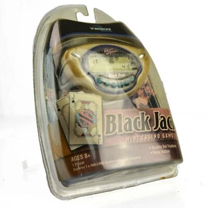 TIGER Black Jack Mini Casino Game Handheld LED Electronic Hasbro 2002 No 59230 - Picture 1 of 8