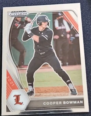 Cooper Bowman 2021 Panini Prizm Draft Picks No.PDP122 Louisville Cardinals  - Image 1 of 2