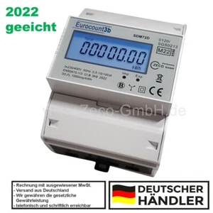 SDM72D Stromzähler für DIN Hutschiene, geeicht für Wallbox, S0, 400V Subzähler - Bild 1 von 6