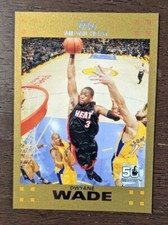 2007-08 TOPPS GOLD #3 DWYANE WADE #'D 112/2007