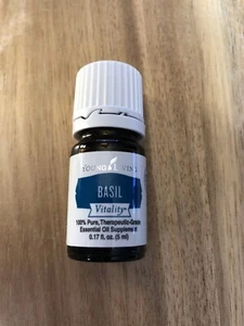 Young Living Essential Oils Basil Vitality 5 ml - New & Sealed - Free Shipping! - Picture 1 of 1