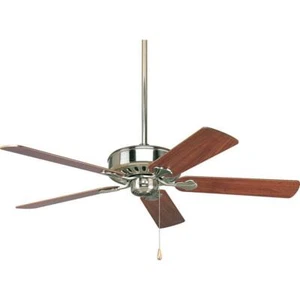 Progress Lighting Ceiling Fans Without Lights 52"W Indoor in Brushed Nickel - Picture 1 of 11