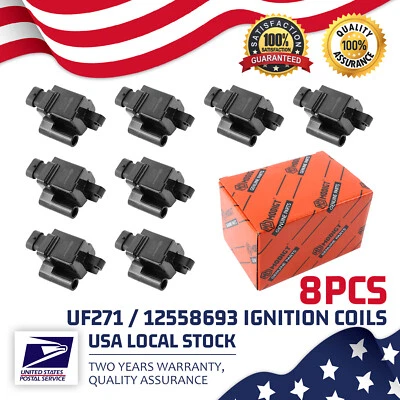8x Bobina de encendido UF271 para motor Chevrolet C4500/5500/6500/7500 Kodiak 8,1 L V8 Foto 1 de 4