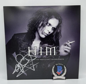 VILLE VALO HIM ÁLBUM LP FIRMADO DISCO VINILO SOMBRAS PROFUNDAS BRILLANTE CERTIFICADO DE AUTENTICIDAD BECKETT - Imagen 1 de 4