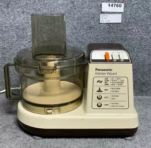 Panasonic Food Processor MK-5070 Kitchen Wizard Vintage 120 Volts 60Hz in Beige - Picture 1 of 14