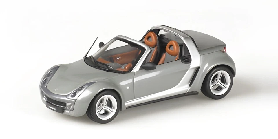 Minichamps 400032131 SMART ROADSTER 2003 CABRIO GREY METALLIC scale model 1:43 - Image 1 of 1