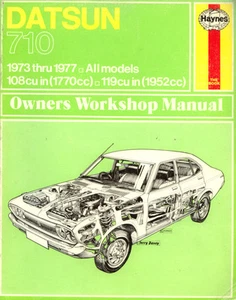 DATSUN 710 HAYNES REPAIR MANUAL 1973-1977 #235 - Bild 1 von 1