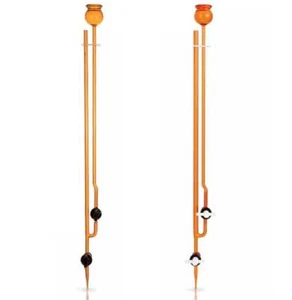 Transparent Bernstein 1ml-10ml Glasbürette mit PTFE Absperrhahn - Laborbedarf - Bild 1 von 11