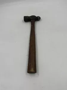 Vintage Plumb Wooden Handle Ball Peen Hammer 1.7lb Total Weight and 14" Long - Picture 1 of 13