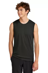 Port & Company PC380SL Men's Performance Moisture Wicking Sleeveless Tee - Picture 1 of 9