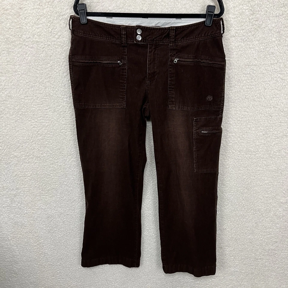 Pantalones de pana The North Face para mujer 14 marrón acampanado corte bota informal alterado Foto 1 de 4