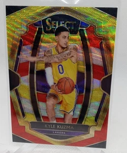 2018-19 Panini Select - Premier Level Kyle Kuzma #190 Tri-Color Prizm - Picture 1 of 1