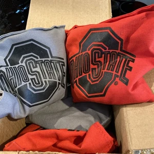 OHIO STATE SITZSÄCKE 8ER SET TOP QUALITÄT WERFEN SPIEL BAGGO - Bild 1 von 2
